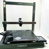 Comgrow T500 (Schrauben fehlen) großer 3D Drucker, 7 Zoll Klipper Touchscreen Direktantrieb Xyz Linearschienen 3D Printer 500x500x500 mm