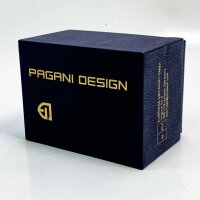 Pagani PD-1667 Design 007-Modell, automatische Herrenuhr, NH35, drehbares Uhrwerk, Keramiklünette, Edelstahl, wasserdichte Armbanduhr mit Automatikaufzug, schwarzes Nylon-Gummi