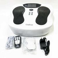 Creliver Pro, EMS & TENS Durchblutungs-Stimulator Beine, Elektrische Stimulator für füsse und beine, mit 99 Intensitätsstufen & 25 Programmen, lindert Steifheit müder Muskeln und Plantar Fasciitis,