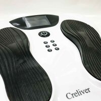 Creliver Pro, EMS & TENS Durchblutungs-Stimulator Beine, Elektrische Stimulator für füsse und beine, mit 99 Intensitätsstufen & 25 Programmen, lindert Steifheit müder Muskeln und Plantar Fasciitis,