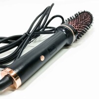 Thermal Brush 38 mm 1.5 inch, UKLISS thermal brush curling brush, give the hair volume, LCD display 120-210℃, dual voltage suitable for travel black light ion technology