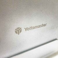 Yottamaster 2 Fach RAID Festplattengehäuse, Aluminium USB3.1 Gen2 Typ C Externes SATA Gehäuse mit RAID 0/1/SPAN für 3,5-Zoll-Festplatten, Unterstützung bis zu 32 TB [DR2RC3-35]
