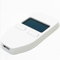 Trezor Model One - The Original Hardware Wallet for Cryptocurrencies, Bitcoin Security, Store and Manage 7000+ Coins and Tokens (White)