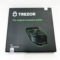 Trezor Model One - The Original Hardware Wallet for Cryptocurrencies, Bitcoin Security, Store and Manage 7000+ Coins and Tokens (White)