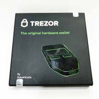 Trezor Model One - Die Original-Hardware-Wallet für Kryptowährungen, Bitcoin-Sicherheit, Speichern und Verwalten von 7000+ Coins und Tokens (Weiß)