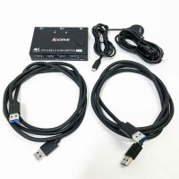 USB 3.0 KVM Switch (WITHOUT OVP) Displayport 4K@144Hz,...