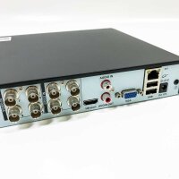 WESTSHINE 8 Channel DVR 5M-N(5MP Lite), 8CH Hybrid 5-in-1 (AHD/TVI/CVI/CVBS/IP) CCTV DVR, H.265+ DVR, P2P, Motion Detection, Easy Remote Access, 4K Output( No hard disk)