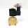 US. Solid 230 VAC 1/2" G Brass Electric Solenoid Valve Normally Closed 0.1-16 Bar For Water, Air, Oil, VITION, Pilot Type
