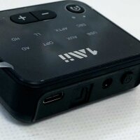 1Mii Bluetooth Transmitter B06T6 für TV Laptop Stereoanlage Kopfhörer Lautsprecher, Bluetooth 5.2 Splitter mit Low Latency, Dual-Verbindung, Bluetooth Transmitter mit Optical/USB/AUX/RCA Kabel