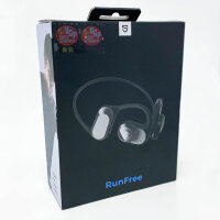 SoundPEATS Runfree - Bluetooth 5.3 Kopfhörer mit Luftleitung, schweißfeste Sport-Ohrhörer, 4-Mic und 16,2-mm-Treiber, APP-Steuerung, Open Ear für Joggen, Laufen, Radfahren