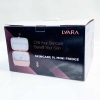 LVARA Mini Kühlschrank für die Hautpflege - 9 Liter Schönheits-Kühlschrank für Konstante Temp, Tragbarer Makeup-Kühlschrank, Kosmetika, für Schlafzimmer Reisen Geschenk für Damen Dunkelgrün