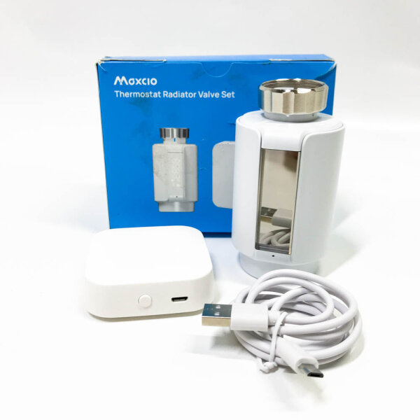 Maxcio WLAN Heizkörperthermostat Set, Smartes Heizung Thermostat Digital mit Hub, kompatibel mit Amazon Alexa, Google Home - Heizkosten sparen