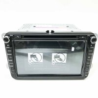 SEMAITU VW Autoradio, 2 Din 8-Zoll Touchscreen DVD Bluetooth AM/FM/RDS USB SD, Kompatibel mit Apple Carplay & Android Auto, Für Golf 5 6 Polo Passat Skoda Tiguan EOS, TFT AUX (TH0027)