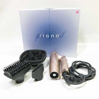 llano Hair Dryer Foldable Travel Hair Dryer with Diffuser, High Speed ​​Ion Hair Dryer with Brushless Motor, Quick Drying Hair Dryer with Magnetic Nozzle for Home, Travel and Salon (Pink)
