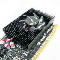 GT 730 Grafikkarte, 4 GB, DDR3, 128-Bits, DVI-I/HDMI/VGA, Low Profile Computer GPU, PCI Express 2.0 x16, Desktop Video Card for Gaming PC, DirectX 11, unterstützt 2K