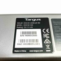 Targus DOCK120EUZ Universelle Dockingstation USB-A Targus Dual Video