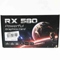QTHREE Radeon RX 580 graphics card, 8G D5 256-bit, HDMI, 2X DisplayPort, DirectX 12, 8 PIN additional power connector, PCI Express x16