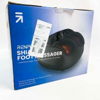 RENPHO Fußmassagegerät, Shiatsu Fussmassage mit Wärmefunktion, Kneten, Rollen und Luftkompression, bis Schuhgröße 46