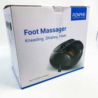 RENPHO Fußmassagegerät, Shiatsu-Fußmassage mit Wärmefunktion, Kneten, Rollen und Luftkompression, revitalisiert müde Füße, bis Schuhgröße 47, Fußwärmer.