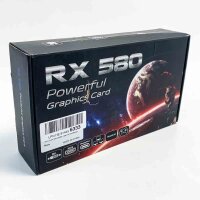 SAPLOS RX 580 graphics card, 8G D5 256-bit, HDMI, Dual DisplayPort, DirectX 12, PCI Express x16 graphics cards, requires 8 PIN power supply