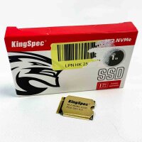 KingSpec 1TB M.2 2230 PCIe Gen4 NVMe SSD with Heat Sink,...