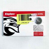 KingSpec 1TB M.2 2230 PCIe Gen4 NVMe SSD mit Wärmesenke, bis zu 5000MB/s Internes Solid State Drives, kompatibel mit Steam Deck, ASUS ROG Ally, Surface Pro, Laptops