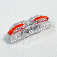 Cable Connectors Connection Clamps 600V 32A Transparent Cable Connectors Compact Power Cable Clamps Connector 4mm² Conductor Clamp with Lever (Pack of 26)
