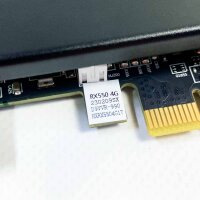 SAPLOS Radeon RX 550 Low Profile Grafikkarte, 4GB GDDR5 128-bit, VGA DVI-D HDMI, 4K Anzeige, PC Video Card, DirectX 12, Computer GPU