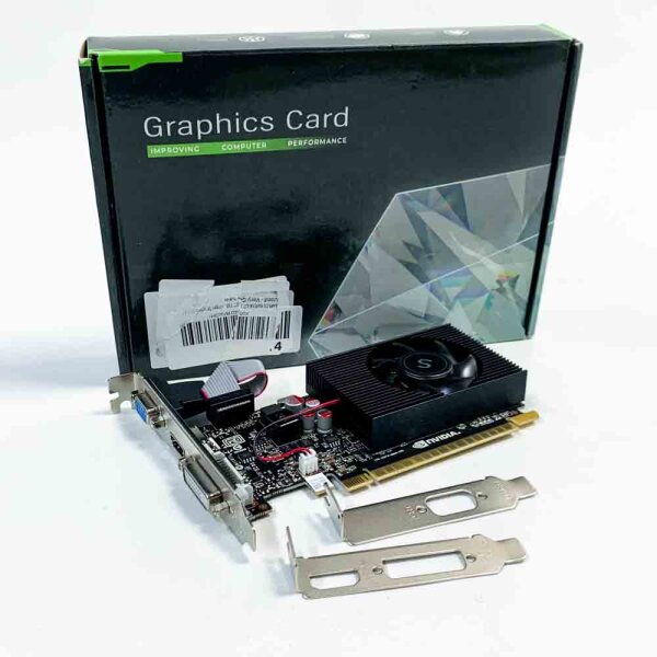 SAPLOS Geforce GT 730 graphics cards, 4GB DDR3 128-bit, HDMI VGA DVI, low profile graphics card PC, Fermi architecture, desktop computer GPU, PCI Express, DirectX 11