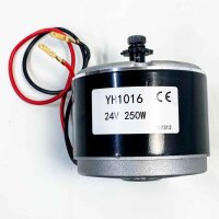 BuyWeek brush motor YH1016, 24V 250W, MY1025 brush electric motor 2750 rpm high speed motor for electric scooter off-road vehicle