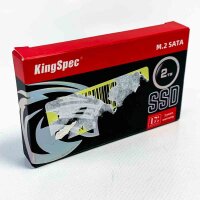 KingSpec M.2 SATA SSD, 2TB 2242 SATA III 6Gbps interne M.2 SSD, ultradünnes NGFF State Drive für Desktop and Laptop