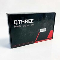 QTHREE Radeon RX 580 Grafikkarte, 8GB GDDR5 256-bit, 3xDisplayports, HDMI, DVI-D, Gaming PC Graphics Card, PCI Express x16, Additional Power 8 PIN