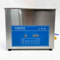 SWAREY SS6 Ultraschallreinigungsgerät 6.5L Professioneller Ultraschallreinigungsgeräte 40KHz mit Digitalem Timer und Heizung Ultraschallreiniger für Brillen Werkzeuge Schmuck Uhren Vergaser Metallteile