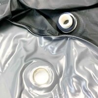 Faltbare Eisbad Badewanne mit Abdeckung 80cm Ø Large Aufblasbare Eisbaden Badewanne Erwachsene Eisfass Outdoor Ice Bath Tub Freistehende Eistonne Wanne Soaking Dusche Badefass cold plunge bathtub