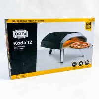 Ooni Preisgekrönter Koda 12 Gas Pizzaofen (mit Gebrauchsspuren)– 37 mBar Outdoor Pizzaofen – Tragbarer Pizzaofen – Gartenofen für Pizzas – Backt authentische neopolitanische Pizza zu Hause