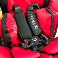 Reecle 360° rotating i-Size child seat with ISOFIX 40-150 cm (0-36 kg) reboarder, from birth -12 years, ECE R129, red