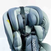 Reecle 360° rotating i-Size child seat with ISOFIX 40-150 cm (0-36 kg) reboarder, from birth -12 years, ECE R129, gray