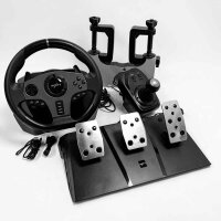 PXN V9 gaming racing steering wheel with pedals and shift...