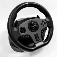 PXN V9 gaming racing steering wheel with pedals and shift lever, 270/900°, steering wheels with tool app, vibration feedback, racing steering wheel for PC, PS3, PS4, Xbox One, Xbox Series, Switch