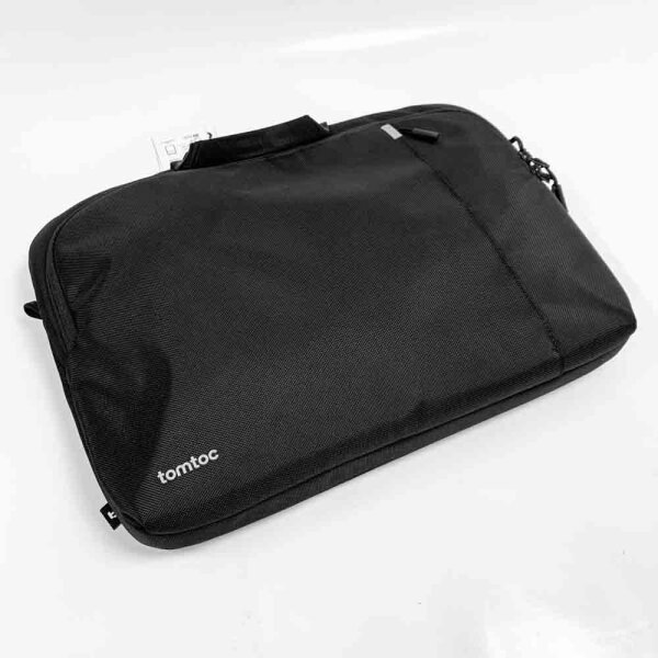 tomtoc 360° laptop bag with shoulder strap for 17.3 inch ASUS ROG Strix Scar 17, ASUS Zenbook 17 Fold OLED, The Razer Blade Pro 17, HP Envy Laptop 17, water-repellent laptop bag