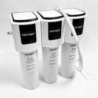 Vortopt Undersink Water Purifier, 3 Stage Water Purifier with Faucet, Kitchen Water Purifier, Removes Lead, Chlorine and Odors, F01