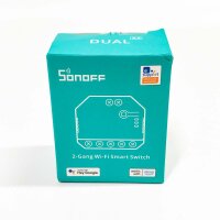 SONOFF DualR3 Wlan Rollladensteuerung Relais Modul,2Wege 2Gang Smart Schalter Garagentor, mit Messfunktion, 3 Arbeitsmodi, Fernbedienung Licht, Fensterläden, Alexa/Google Home/Siri Supported