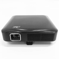 Mini projector, Akiyo Z9 DLP short distance projector with built-in battery and outdoor capability, 100 playback time, support Full HD 1080P