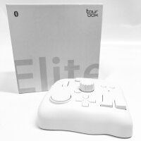 TourBox Elite, Bluetooth Editing Controller für Foto- & Videobearbeitung, Ilustration, Videoschnitt Tastatur, Mac/Windows, Adobe Photoshop Lightroom Premiere Davinci Resolve Final Cut Pro Keyboard