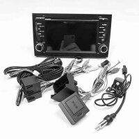 YZKONG Autoradio für Audi A4 S4 RS4 2003-2012 kompatibel mit dem drahtlosen Carplay Android Auto, 7 Zoll Touchscreen-Auto-Radio-Empfänger AM/FM/Bluetooth/USB