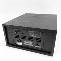 Kompaktes 100-W-HiFi-Stereo-Mikrosystem mit CD-Player, Bluetooth, UKW-Radio, USB, AUX-Eingang, großem LED-Bildschirm und Taste, Fernbedienung (LP-609B)