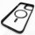 ESR für iPhone 15 Plus Hülle, kompatibel mit MagSafe, Militärnorm Schutz Case, integrierter Versteck Ständer Handyhülle, Kratzfeste Rückseite, Classic-Serie, Klares Schwarz