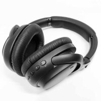 Ankbit E700 Kabellose Kopfhörer mit Hybrid Aktiver Geräuschunterdrückung, Over-Ear Bluetooth 5.1 Kopfhörer, LDAC Hi-Res Wireless Audio, aptX HD & Low Latency, 60h Akku, für Homeoffice, Reisen -Schwarz