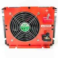 JARXIOKE (WITHOUT REMOTE CONTROL) 4000W Inverter 12v to 230v Pure Sine Wave Voltage Converter with Remote Control & LCD Screen & 2 EU Socket & 2 * 3.4A USB & Type-C Port Solar Power Inverter