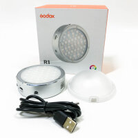 Godox R1 RGB LED Video Light, RGB Mini Creative Light...